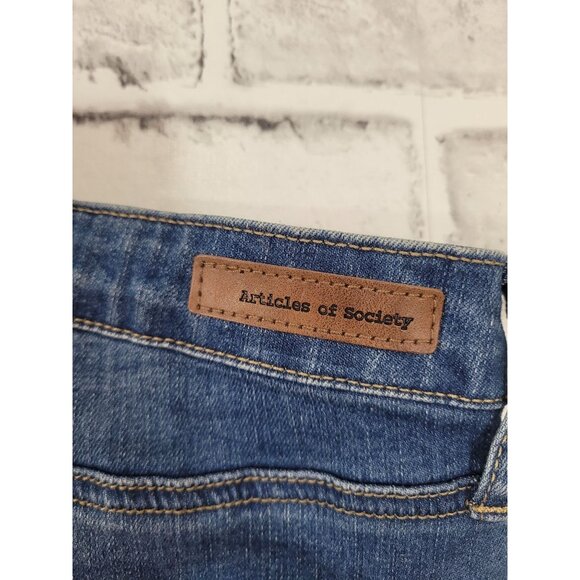 NWT Articles of Society Bridgette Split Hem Flare Jeans Size 7 - Picture 5 of 7